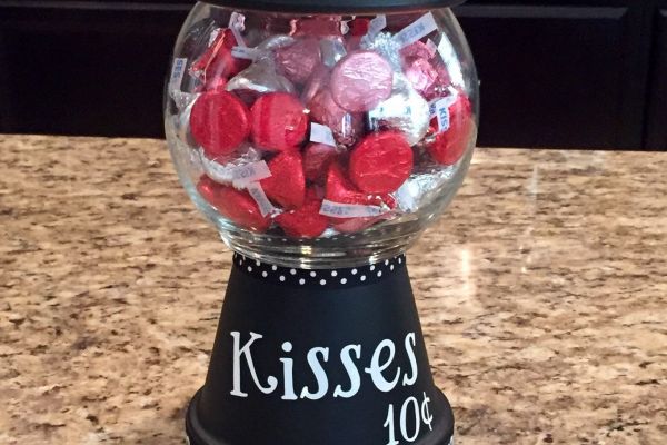 Valentine Candy Jar