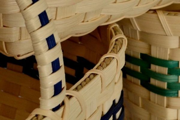 Basket Weaving: Open Tray with Matchstick Border