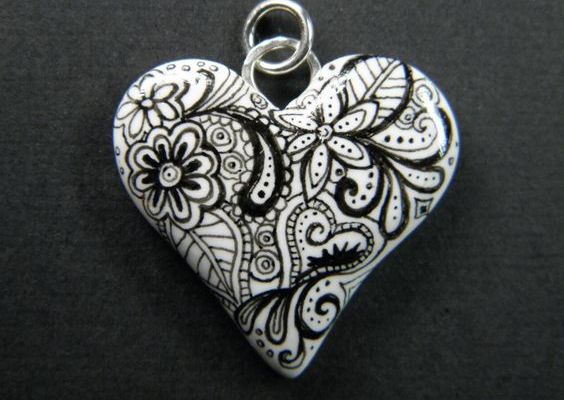 Zentangle Bracelet and Earings